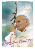 Kalendarz A3 V.8 Święty Jan Paweł II Pan Kalendarzyk